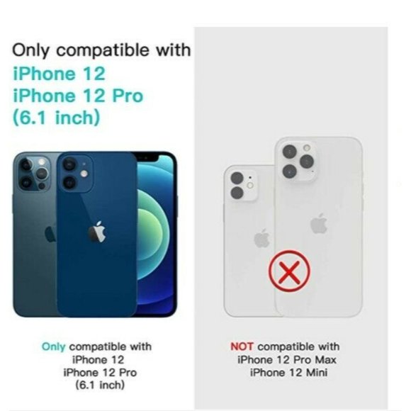 Slim Case Designed for iPhone 12 Case/Designed for iPhone 12 Pro Case -Clear - Picture 2 of 3